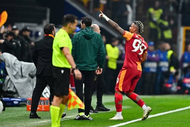 Galatasaray v Liverpool - UEFA Champions League ISTANBUL, TURKIYE - MARCH 10: Galatasaray player Mario Lemina (99) celebrates after scoring during the UEFA Champions League round of 16 first leg match between Galatasaray and Liverpool at RAMS Park in Istanbul, Turkiye, on March 10, 2026. Cem Tekkesinoglu Anadolu Istanbul Turkey. Editorial use only. Please get in touch for any other usage.  Copyright: x2026xAnadoluxCemxTekkesinoglux
