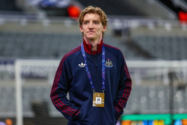 Newcastle United v Barcelona, UEFA Champions League Anthony Gordon Of Newcastle United Arrives during the Newcastle United v Barcelona UEFA Champions League Round of 16 First Leg match at St. James Park, Newcastle Upon Tyne, England on 10 March 2026 Credit: Lee Keuneke Every Second Media Editorial use only. All images are copyright Every Second Media Limited. No images may be reproduced without prior permission. Copyright: xIMAGO EveryxSecondxMediax ESM-1851-0029 LeexKeunekex xEveryxSecondxMediax