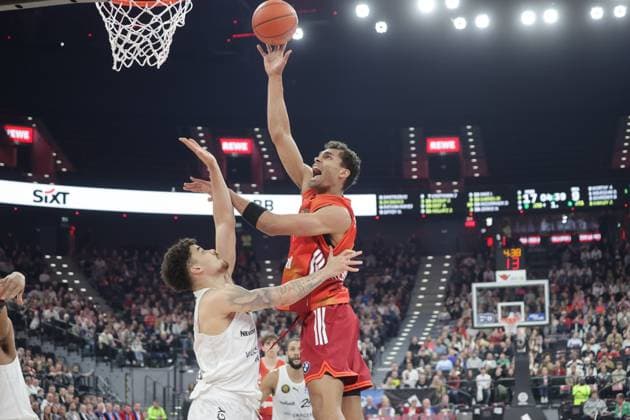 Game scene Basketball Bayern Braunschweig Bundesliga, FC Bayern Basketball Basketball Löwen Braunschweig, 25 Matchday, Season 2025 2026, 10 03 2026, in Munich, S A P G A R D E N, Germany Source Copyright Credit Oryk HAIST xBASKETBALL-BAYERN-BRAUNSCHWEIGx