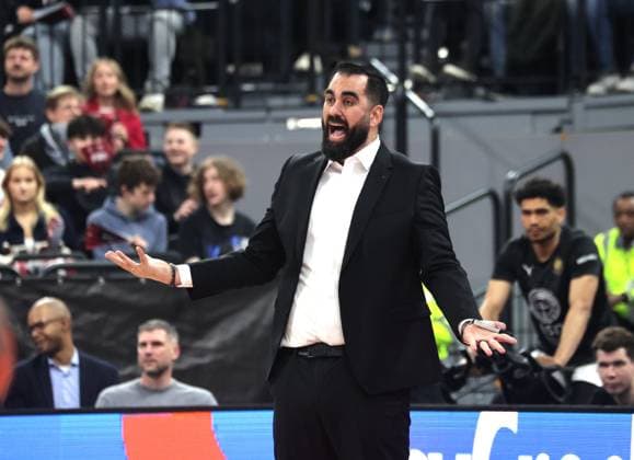 Braunschweig coach Ramon Diaz SANCHEZ Basketball Bayern Braunschweig Bundesliga, FC Bayern Basketball Basketball Löwen Braunschweig, 25 Matchday, Season 2025 2026, 10 03 2026, in Munich, S A P G A R D E N, Germany Source Copyright Credit Oryk HAIST xBASKETBALL-BAYERN-BRAUNSCHWEIGx
