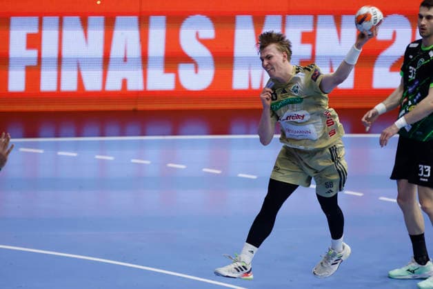 RK Nexe v Recken v TSV Hannover-Burgdorf - EHF European League Men 2025 2026 NASICE, CROATIA - MARCH 10: Daniel Weber of TSV Hannover-Burgdorf in action during the EHF European League Men 2025 2026 match between RK Nexe and Recken - TSV Hannover-Burgdorf at Sports Hall King Tomislav on March 10, 2026 in Nasice, Croatia.  DavorxJavorovic PIXSELL