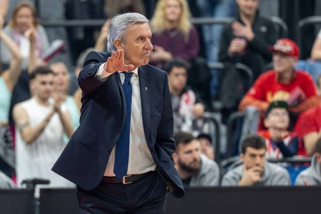 Head Coach Svetislav Persic FC Bayern Basketball , FC Bayern Basketball vs Basketball Loewen Braunschweig, BBL, 25 Matchday, 10 03 2026 Munich Bavaria Germany Copyright: xkolbert-press UlrichxGamelx