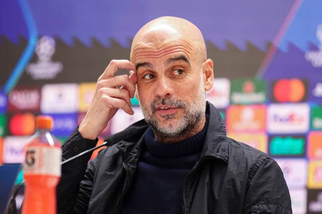 March 10, 2026, Madrid, Madrid, Spain: Pep Guardiola, head coach, attends the press conference, PK, Pressekonferenz of Manchester City ahead the UEFA Champions League 2025 26, Round of 16 first leg, football match against Real Madrid at Santiago Bernabeu stadium on March 10, 2026, in Madrid, Spain. Manchester City Press Conference - UEFA Champions League 2025 26 Round Of 16 First Leg - ZUMAa181 20260310_zaa_a181_050 Copyright: xIrinaxR.xHipolitox