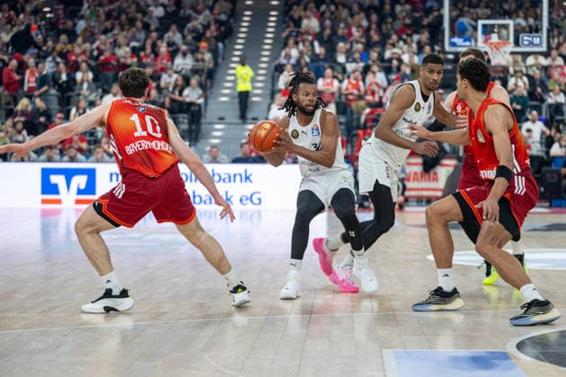 Chip Flanigan 30 Basketball Loewen Braunschweig , FC Bayern Basketball vs Basketball Loewen Braunschweig, BBL, 25 Matchday, 10 03 2026 Munich Bavaria Germany Copyright: xkolbert-press UlrichxGamelx