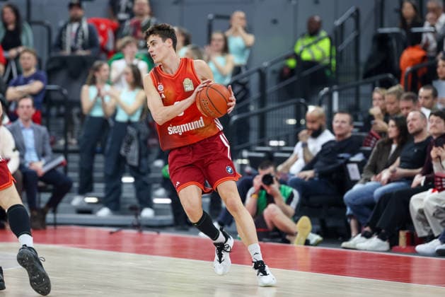Nenad Dimitrijevic FC Bayern Basketball, 00 , GER, FC Bayern Basketball vs Basketball Loewen Braunschweig, Basketball, easycredit Basketball Bundesliga, 25 Matchday, Season 2025 2026, 10 03 2026, GER, FC Bayern Basketball vs Basketball Loewen Braunschweig, Basketball, easycredit Basketball Bundesliga, 25 Matchday, Season 2025 2026, 10 03 2026 Munich Copyright: xEibner-Pressefoto JennixMaulx EP_JML