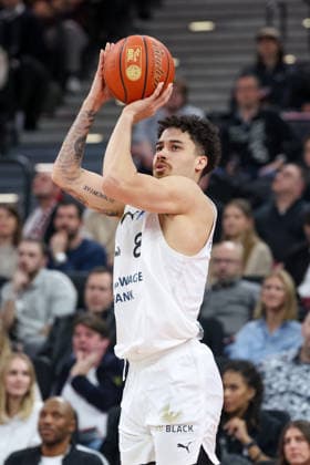 Joshua Obiesie Basketball Loewen Braunschweig, 08 , GER, FC Bayern Basketball vs Basketball Loewen Braunschweig, Basketball, easycredit Basketball Bundesliga, 25 Matchday, Season 2025 2026, 10 03 2026, GER, FC Bayern Basketball vs Basketball Loewen Braunschweig, Basketball, easycredit Basketball Bundesliga, 25 Matchday, Season 2025 2026, 10 03 2026 Munich Copyright: xEibner-Pressefoto JennixMaulx EP_JML