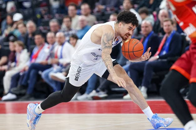 Joshua Obiesie Basketball Loewen Braunschweig, 08 , GER, FC Bayern Basketball vs Basketball Loewen Braunschweig, Basketball, easycredit Basketball Bundesliga, 25 Matchday, Season 2025 2026, 10 03 2026, GER, FC Bayern Basketball vs Basketball Loewen Braunschweig, Basketball, easycredit Basketball Bundesliga, 25 Matchday, Season 2025 2026, 10 03 2026 Munich Copyright: xEibner-Pressefoto JennixMaulx EP_JML