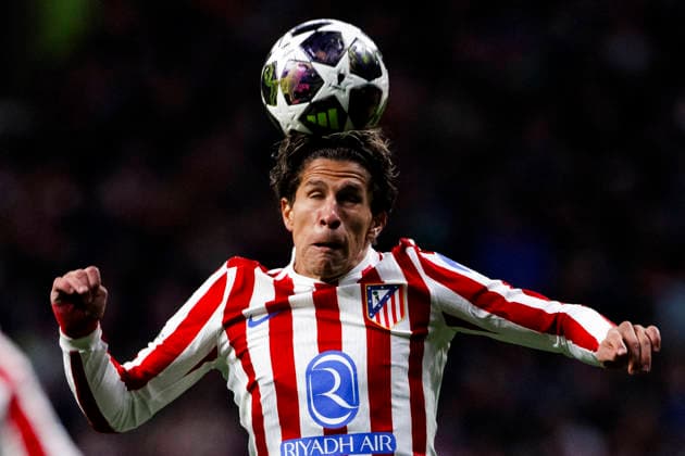 UEFA champions league - Atletico de Madrid vs Tottenham Hotspur MADRID,SPAIN - 10 March:Giuliano Simeone of Atletico de Madrid in action during UEFA champions league 2025 26 Round of 16 first leg match between Atletico de Madrid and Tottenham Hotspur at Riyadh Air Metropolitano Stadium. (Photo by Guille Martinez f22photo) Madrid Riyadh Air Metropolitano Stadium Spain Copyright: xGuillermoxMartinezx