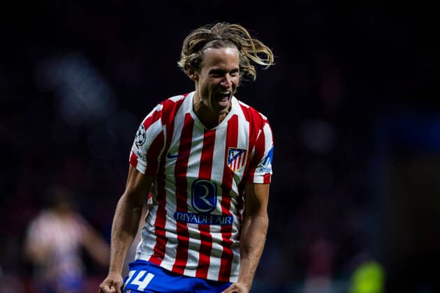 Atletico de Madrid vs Tottenham Hotspur - UEFA Champions League - 10 03 2026 Marcos Llorente of Atletico de Madrid celebrates his goal during the UEFA Champions League match between Atletico de Madrid and Tottenham Hotspur at Riyadh Air Metropolitano Stadium on March 10, 2026 in Madrid, Spain. Madrid Spain Copyright: xMarinaxFrutos PGSxPhotoxAgencyx