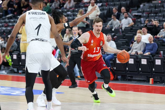 Andreas Obst FC Bayern Basketball, 13 , GER, FC Bayern Basketball vs Basketball Loewen Braunschweig, Basketball, easycredit Basketball Bundesliga, 25 Matchday, Season 2025 2026, 10 03 2026, GER, FC Bayern Basketball vs Basketball Loewen Braunschweig, Basketball, easycredit Basketball Bundesliga, 25 Matchday, Season 2025 2026, 10 03 2026 Muenchen Copyright: xEibner-Pressefoto JennixMaulx EP_JML
