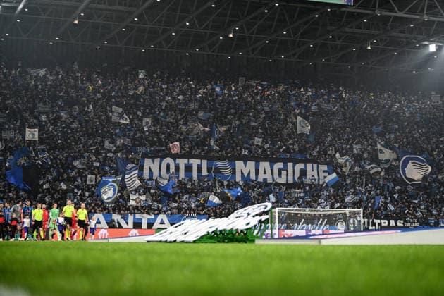 Mg Bergamo 10 03 2026 - Champions League Atalanta-Bayern Monaco foto Matteo Gribaudi Image nella foto: tifosi Atalanta 