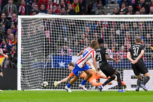 March 10, 2026, Madrid, Madrid, Spain: MARCOS LLORENTE of Atletico de Madrid shoots for goal during the Champions League round of 16 match between ATLETICO DE MADRID and TOTTENHAM HOTSPUR, held on March 10, 2026, at the Riyadh Air Metropolitano, Madrid, Spain. ATLETICO DE MADRID Vs TOTTENHAM HOTSPUR Champions League Match, Season 25 26 (03 10 26) - ZUMAc312 20260310_zsp_c312_027 Copyright: xOscarxManuelxSanchezx