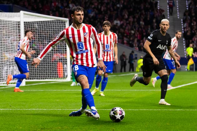 Atletico de Madrid v Tottenham Hotspur FC UEFA Champions League 2025 26 Round of 16 Atletico de Madrid v Tottenham Hotspur FC UEFA Champions League 2025 26 Round of 16 First Leg match Marc Pubill player of Atletico de Madrid during the UEFA Champions League 2025 26 Round of 16 First Leg match between Atletico de Madrid and Tottenham Hotspur FC at Estadio Riyadh Air Metropolitano on March 10, 2026 in Madrid, Spain Madrid Madrid Spain Copyright: xALEJANDROxMATIASx