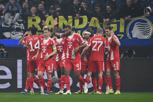 CALCIO - UEFA Champions League - Atalanta BC vs FC Bayern Munchen Josip Stanisic of F.C. Bayern Munchen celebrates after scoring the goal of 0-1 during the UEFA Champions League 2025 26 League Round of 16 First Leg match between Atalanta B.C. v Bayern Munchen at the Bergamo Stadium on March 10, 2026 in Bergamo, Italy. Bergamo Italy  Copyright: xIPAxSport ABACAx