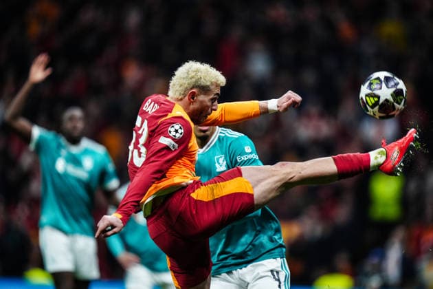 Galatasaray v Liverpool - UEFA Champions League ISTANBUL, TURKIYE - MARCH 10: Baris Alper Yilmaz of Galatasaray in action during the UEFA Champions League round of 16 play-off first leg match between Galatasaray and Liverpool at RAMS Park in Istanbul, Turkiye, on March 10, 2026. Hakan Akgun Anadolu Istanbul Turkey. Editorial use only. Please get in touch for any other usage.  Copyright: x2026xAnadoluxHakanxAkgunx