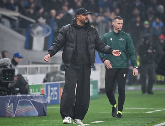 FOOTBALL CHAMPIONS LEAGUE SEASON 2025 2026 Round of 16 First leg 10 03 2026 Atalanta Bergamo FC Bayern Muenchen Coach Vincent Kompany FC Bayern Muenchen