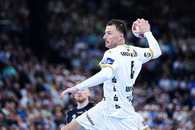 Throw Goal Domagoj Duvnjak THW Kiel, 04 GER, THW Kiel vs SG Flensburg Handewitt, Handball, EHF European League, Main Round, Season 2025 2026, 10 03 2026 GER, THW Kiel vs SG Flensburg Handewitt, Handball, EHF European League, Main Round, Season 2025 2026, 10 03 2026 Kiel Copyright: xEibner-Pressefoto MarcelxvonxFehrnx EP_MFN