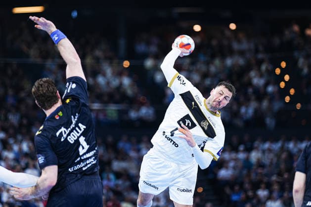 Throw Goal Domagoj Duvnjak THW Kiel, 04 GER, THW Kiel vs SG Flensburg Handewitt, Handball, EHF European League, Main Round, Season 2025 2026, 10 03 2026 GER, THW Kiel vs SG Flensburg Handewitt, Handball, EHF European League, Main Round, Season 2025 2026, 10 03 2026 Kiel Copyright: xEibner-Pressefoto MarcelxvonxFehrnx EP_MFN