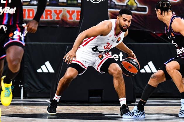 BASKET : Paris Basketball vs Olympiakos - Euroligue - JournÃ e 30 - 10 03 26 Cory Joseph (Olympiakos) ParisFrance  Copyright: xBaptistexAutissierx