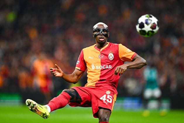 Galatasaray v Liverpool - UEFA Champions League ISTANBUL, TURKIYE - MARCH 10: Galatasaray’s Victor Osimhen plays during the UEFA Champions League round of 16 first leg match between Galatasaray and Liverpool at RAMS Park in Istanbul, Turkiye, on March 10, 2026. Cem Tekkesinoglu Anadolu Istanbul Turkey. Editorial use only. Please get in touch for any other usage.  Copyright: x2026xAnadoluxCemxTekkesinoglux