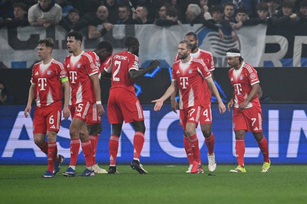 CALCIO - UEFA Champions League - Atalanta BC vs FC Bayern Munchen Serge Gnabry of F.C. Bayern Munchen celebrates after scoring the goal of 0-3 during the UEFA Champions League 2025 26 League Round of 16 First Leg match between Atalanta B.C. v Bayern Munchen at the Bergamo Stadium on March 10, 2026 in Bergamo, Italy. Bergamo Italy  Copyright: xIPAxSport ABACAx