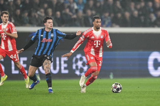 CALCIO - UEFA Champions League - Atalanta BC vs FC Bayern Munchen Michael Olise of FC Bayern Monaco in action during the UEFA Champions League 2025 2026 16 first Leg match between Atalanta BC and FC Bayern Monaco, on 10 of March 2026, at New balance Arena stadium in Bergamo, Italy Bergamo Italy  Copyright: xIPAxSport ABACAx