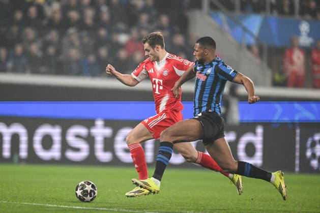 CALCIO - UEFA Champions League - Atalanta BC vs FC Bayern Munchen Josip Stanisic of FC Bayern Monaco in action during the UEFA Champions League 2025 2026 16 first Leg match between Atalanta BC and FC Bayern Monaco, on 10 of March 2026, at New balance Arena stadium in Bergamo, Italy Bergamo Italy  Copyright: xIPAxSport ABACAx