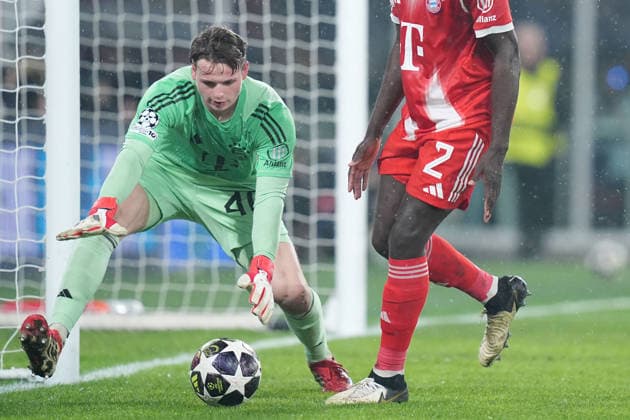 Zbm46z during the Uefa Champions League soccer match between Atalanta and Bayern Munich at the New Balance Stadium in Bergamo , north Italy - Tuesday , March 10 , 2026. - Soccer .  Copyright: xSpada LaPressex