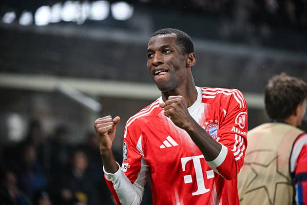FOOTBALL CHAMPIONS LEAGUE SEASON 2025 2026 Round of 16 first leg 10 03 2026 Atalanta Bergamo FC Bayern Muenchen CHEERS FC Bayern Muenchen Goalscorer 0 4 Nicolas Jackson
