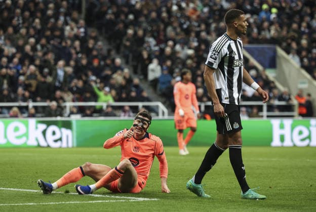 Newcastle v Barcelona, UEFA Champions League, Round of 16, 1st leg 10.03.26 Newcastle v Barcelona, UEFA Champions League, Round of 16, 1st leg Bradley Ormesher The Times Robert Lewandowski Of Barcelona  Copyright: xBradleyxOrmesherx NINTCHDBPICT001065616329