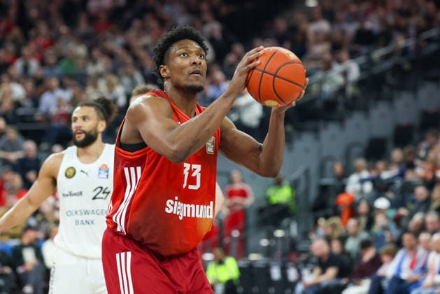 David McCormack FC Bayern Basketball, 33 , GER, FC Bayern Basketball vs Basketball Loewen Braunschweig, Basketball, easycredit Basketball Bundesliga, 25 Matchday, Season 2025 2026, 10 03 2026, GER, FC Bayern Basketball vs Basketball Loewen Braunschweig, Basketball, easycredit Basketball Bundesliga, 25 Matchday, Season 2025 2026, 10 03 2026 Munich Copyright: xEibner-Pressefoto JennixMaulx EP_JML