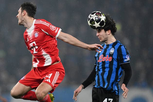 Mg Bergamo 10 03 2026 - Champions League Atalanta-Bayern Monaco foto Matteo Gribaudi Image nella foto: Lorenzo Bernasconi-Josip Stanisic 