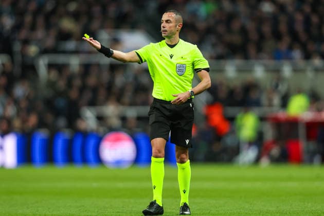 Newcastle United v Barcelona, UEFA Champions League Referee Marco Guida during the Newcastle United v Barcelona UEFA Champions League Round of 16 First Leg match at St. James Park, Newcastle Upon Tyne, England on 10 March 2026 Credit: Lee Keuneke Every Second Media Editorial use only. All images are copyright Every Second Media Limited. No images may be reproduced without prior permission. Copyright: xIMAGO EveryxSecondxMediax ESM-1851-0060 LeexKeunekex xEveryxSecondxMediax