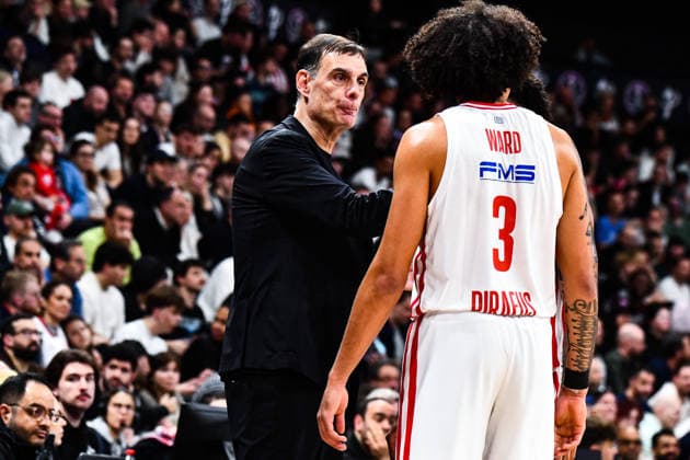 BASKET : Paris Basketball vs Olympiakos - Euroligue - JournÃ e 30 - 10 03 26 Georgios Bartzokas (Olympiakos) ParisFrance  Copyright: xBaptistexAutissierx