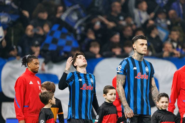 Nicola Zalewski seen during Champions League Round of 16 game between teams of Atalanta Bergamo and Bayern Munchen (Maciej Rogowski Ball Raw Images) Bergamo Estadio Atleti Azzurri d Italia Italy Copyright: xMaciejxRogowskix maciejrogowski_atalanta_bayern_2526_ROG3020