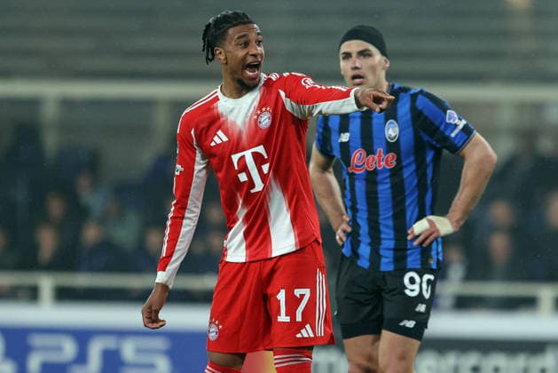 Atalanta B.C. v F.C. Bayern Munich, UEFA Champions League, Bergamo, Italy Bergamo, Italy. 10th, March 2026. Michael Olise (17) of FC Bayern Munchen seen during the UEFA Champions League match between Atalanta B.C. and F.C. Bayern Munich at New Balance Arena in Bergamo. Italy, Bergamo  Copyright: xGonzalesxPhoto StefanoxNicolix