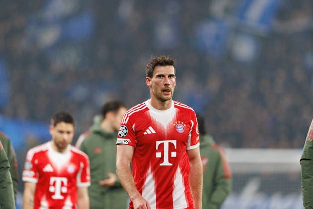 Leon Goretzka seen during Champions League Round of 16 game between teams of Atalanta Bergamo and Bayern Munchen (Maciej Rogowski Ball Raw Images) Bergamo Estadio Atleti Azzurri d Italia Italy Copyright: xMaciejxRogowskix maciejrogowski_atalanta_bayern_2526_ROG8999