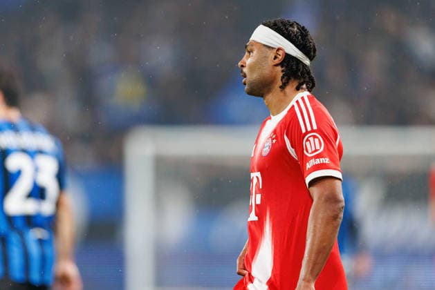 Serge Gnabry seen during Champions League Round of 16 game between teams of Atalanta Bergamo and Bayern Munchen (Maciej Rogowski Ball Raw Images) Bergamo Estadio Atleti Azzurri d Italia Italy Copyright: xMaciejxRogowskix maciejrogowski_atalanta_bayern_2526_ROG5072