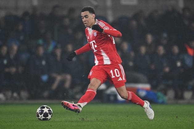 CALCIO - UEFA Champions League - Atalanta BC vs FC Bayern Munchen Jamal Musiala of F.C. Bayern Munchen is in action during in action during the UEFA Champions League 2025 26 League Round of 16 First Leg match between Atalanta B.C. v Bayern Munchen at the Bergamo Stadium on March 10, 2026 in Bergamo, Italy. Bergamo Italy  Copyright: xIPAxSport ABACAx