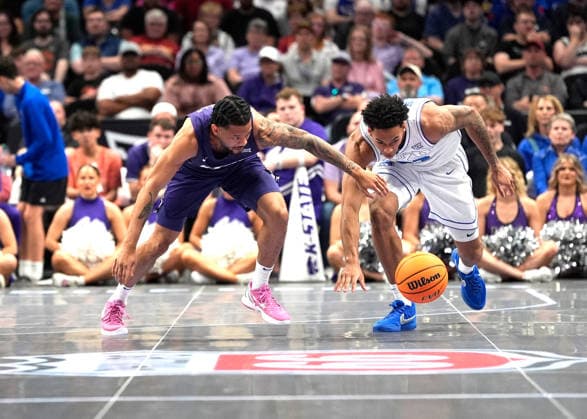 Basketball, NCAA, Kansas State Wildcats - BYU Cougars