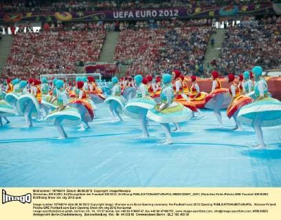 Football, EURO 2012, Opening Ceremony at Warsaw National Stadium
