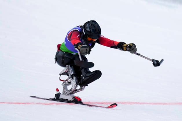(260311) -- CORTINA D AMPEZZO, March 11, 2026 -- Anna-Lena Forster of Germany competes during the para alpine skiing women s combined sitting event at the Milan-Cortina 2026 Paralympic Winter games, Winterspiele,Spiele, Summer games in Cortina D ampezzo, Italy, March 10, 2026. ) (SP)ITALY-CORTINA D AMPEZZO-PARALYMPIC WINTER GAMES-PARA ALPINE SKIING-WOMEN S COMBINED-SITTING LianxYi 