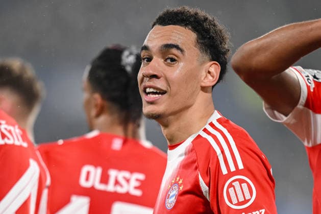 Jamal Musiala FC Bayern Munich Looks on during the UEFA Champions League 2025 26 Round of 16 First Leg match between Atalanta BC and FC Bayern Munich at Stadio di Bergamo on March 10, 2026 in Bergamo, Italy Photo by Harry Langer DeFodi Images