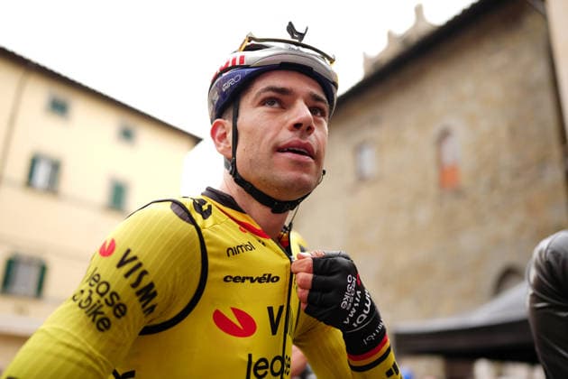 Van Aert Wout Of Team Visma Lease A Bike during the 221-kilometer Stage 3 of the Tirreno-Adriatico cycling race from Cortona to Magliano de™ Marsi - Italy - Wednesday, March 11, 2026. - cycling .  Copyright: xMassimoxPaolone LaPressex