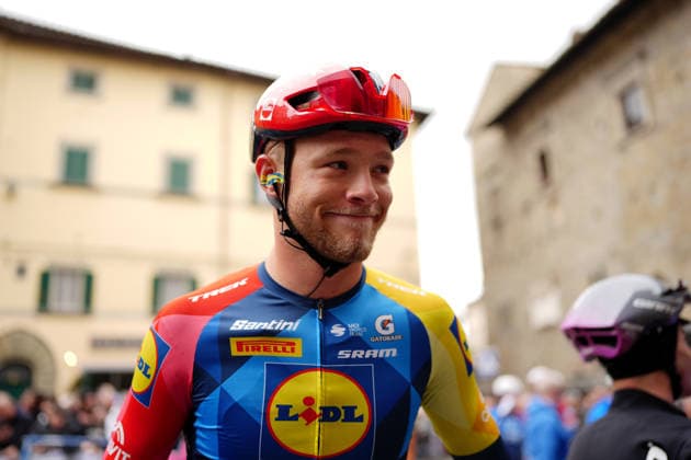 Milan Jonathan Of Lidl-Trek during the 221-kilometer Stage 3 of the Tirreno-Adriatico cycling race from Cortona to Magliano de™ Marsi - Italy - Wednesday, March 11, 2026. - cycling .  Copyright: xMassimoxPaolone LaPressex