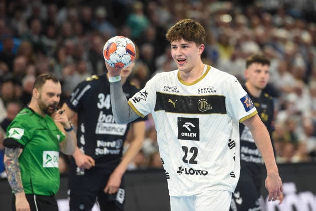 Handball I Men I Season 2025 2026 I EHF European League I Main Round I Matchday 4 I THW Kiel SG Flensburg Handewitt I 10 03 2026 Rasmus Ankermann 22, THW Kiel Copyright: xLobeca JanxKirschnerx