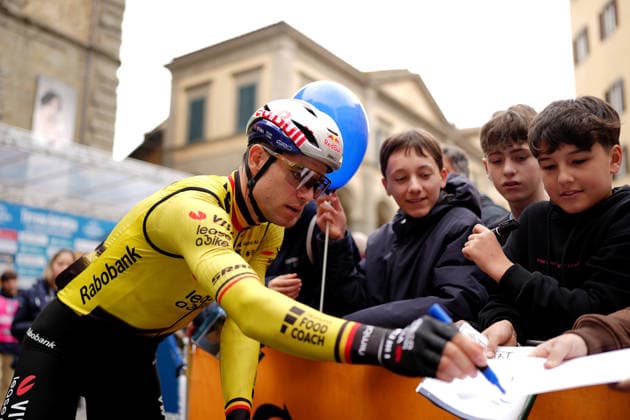 Van Aert Wout Of Team Visma Lease A Bike during the 221-kilometer Stage 3 of the Tirreno-Adriatico cycling race from Cortona to Magliano de™ Marsi - Italy - Wednesday, March 11, 2026. - cycling .  Copyright: xMassimoxPaolone LaPressex