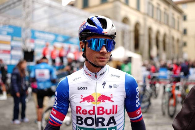 Roglic Primoz Of Red Bull - Bora - Hansgrohe during the 221-kilometer Stage 3 of the Tirreno-Adriatico cycling race from Cortona to Magliano de™ Marsi - Italy - Wednesday, March 11, 2026. - cycling .  Copyright: xMassimoxPaolone LaPressex