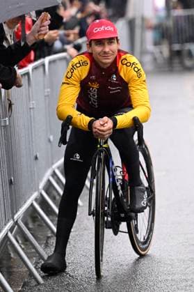 Paris Nice 2026 Stage 4 UCHON, FRANCE - MARCH 11 : Coquard Bryan (FRA) of Cofidis during stage 4 of the 84th edition of Paris - Nice an UCI World Tour 2.UWT cycling road race stage for Men Elite of 195 km with start in Bourges and finish in Uchon on March 11, 2026 in Uchon, France, 11 03 2026 ( Motordriver Guy De Vuyst - Uchon France  Copyright: xNicoxVereeckenx
