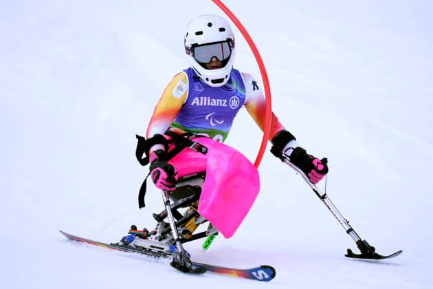 PASEUAL SECO Audrey Team SPA 1.PLatz Ski Alpine Kombination sitzend Frauen in Cortina Paralympische Winterspiele 2026 Cortina - Milano am 10.03.2026 in Cortina *** PASEUAL SECO Audrey Team SPA 1 PLatz Ski Alpine Combined sitting women in Cortina Paralympic Winter Games 2026 Cortina Milano on 10 03 2026 in Cortina Copyright: xLacixPerenyix